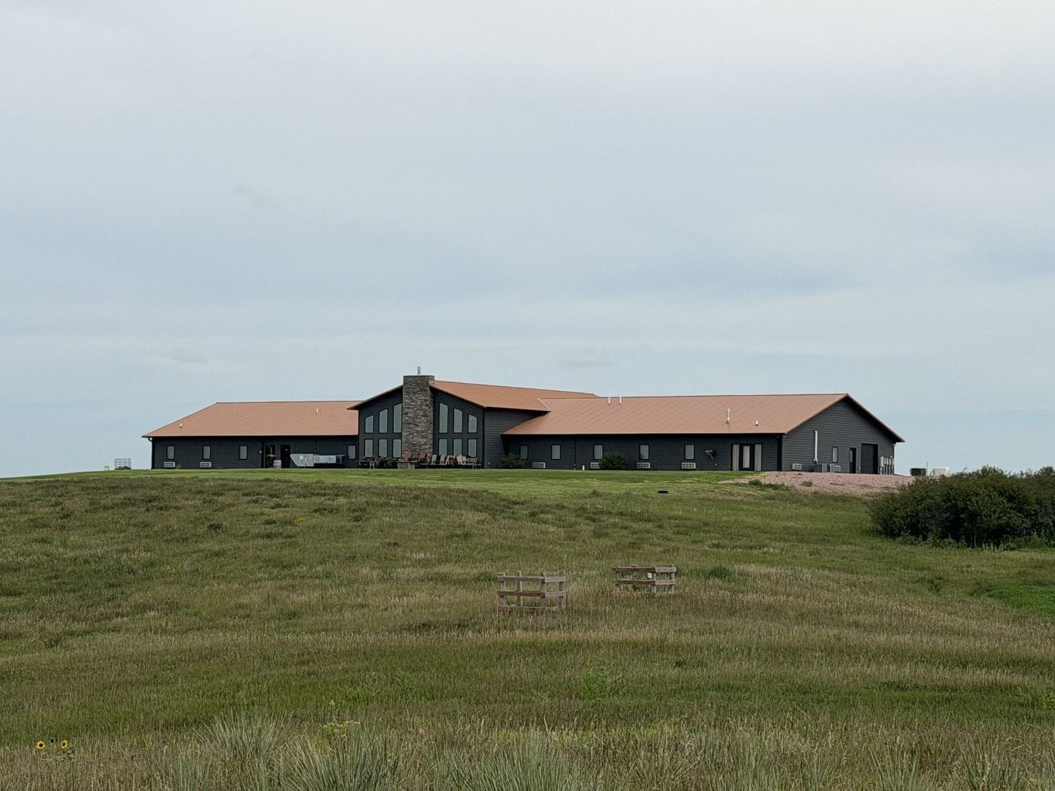 The 13,000 square foot lodge at Bolton Ranch on the South Dakota prairie